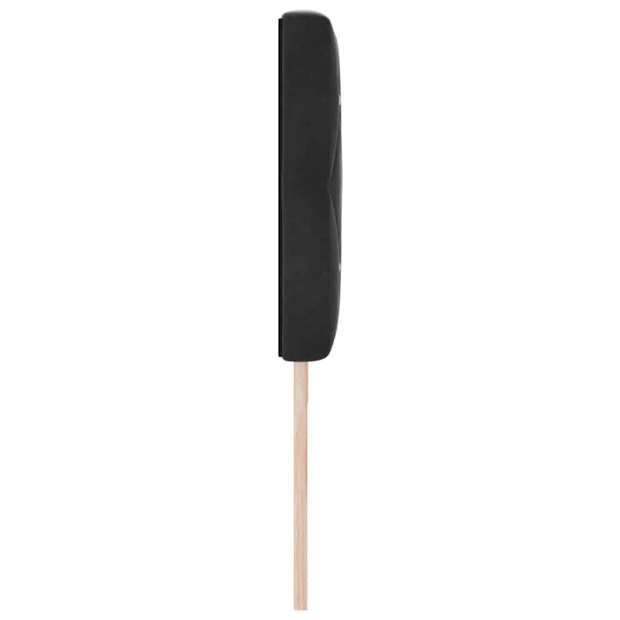 Tăblie cap Negru 180 cm Catifea WALTI