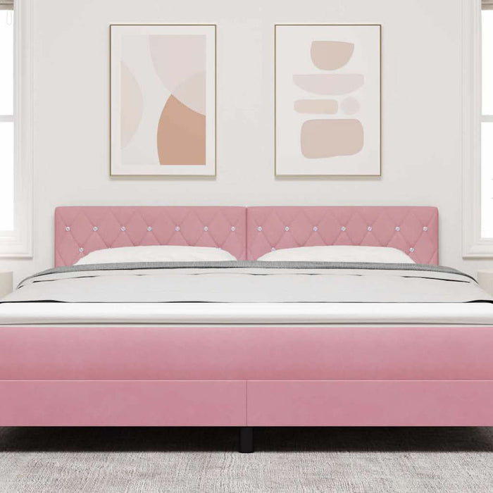 Tăblie cap cu headboard Roz 180 cm Piele artificială - WALTI WALTI