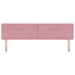 Tăblie cap cu headboard Roz 180 cm Piele artificială - WALTI WALTI