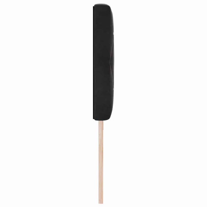 Tăblie cap Negru 200 cm Catifea WALTI