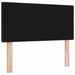 Tăblie cap cu headboard Manual Negru 80 cm țesătură - WALTI WALTI