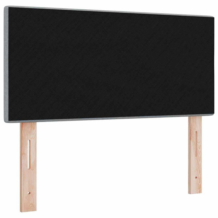 Tăblie cap cu headboard Manual Gri deschis 90 cm țesătură - WALTI WALTI