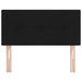 Tăblie cap cu headboard Manual Negru 90 cm țesătură - WALTI WALTI
