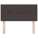 Tăblie cap cu headboard Manual Maro închis 90 cm țesătură - WALTI WALTI