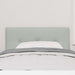 Tăblie cap Pe perete cu headboard Gri deschis 90 cm Catifea - WALTI WALTI