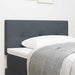 Tăblie cap Pe perete cu headboard Gri închis 90 cm Catifea - WALTI WALTI