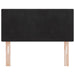 Tăblie cap Pe perete cu headboard Manual Negru 90 cm Catifea - WALTI WALTI