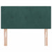 Tăblie cap Pe perete cu headboard Verde închis 100 cm Catifea - WALTI WALTI