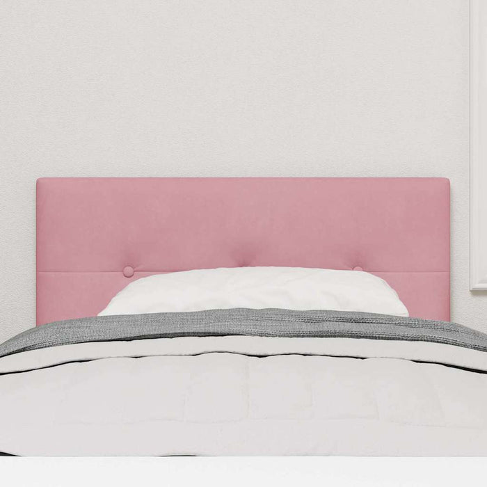 Tăblie cap Roz 100 cm Catifea WALTI
