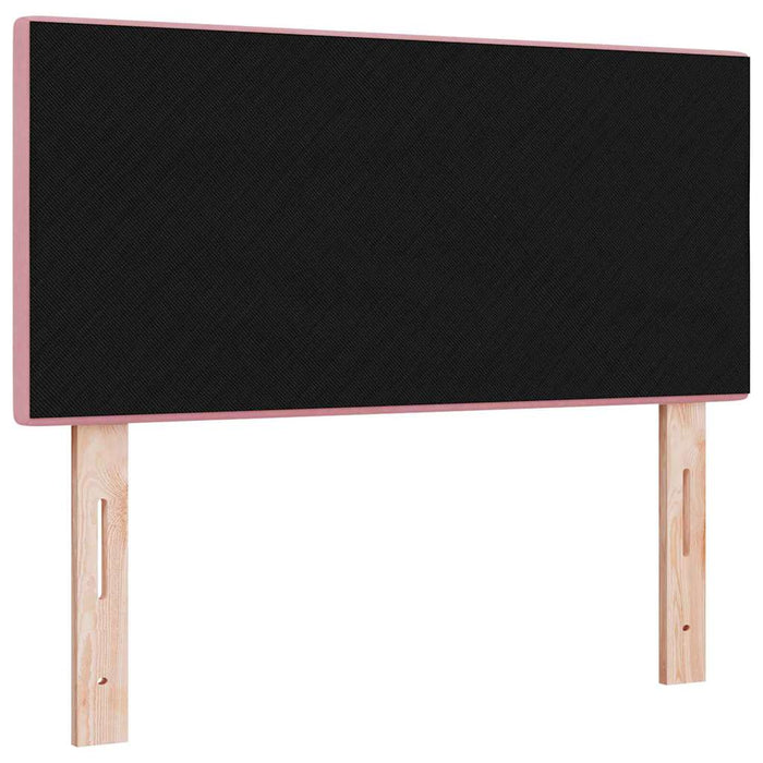 Tăblie cap Roz 100 cm Catifea WALTI