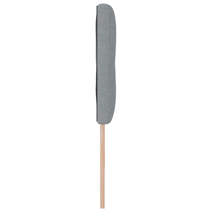 Tăblie cap cu headboard Gri deschis 144 cm Piele artificială - WALTI WALTI