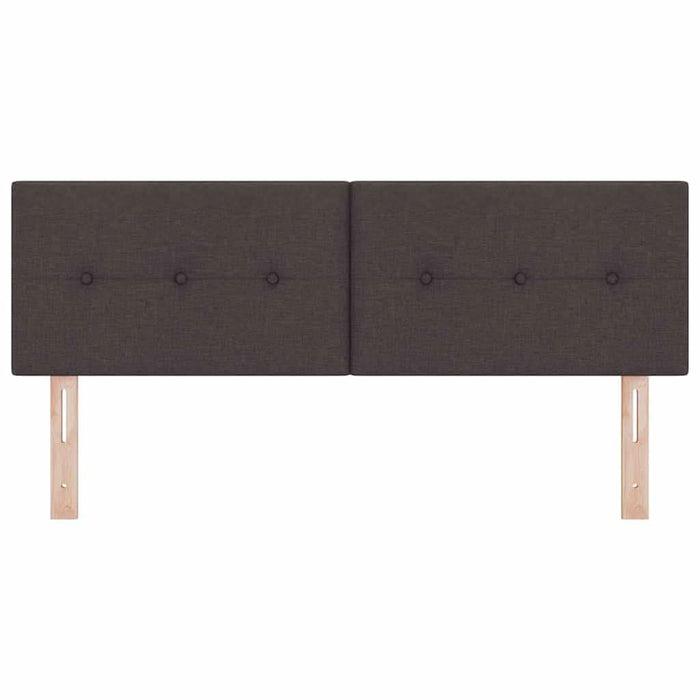 Tăblie cap cu headboard Maro închis 144 cm Piele artificială - WALTI WALTI