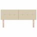 Tăblie cap cu headboard Crem 144 cm Piele artificială - WALTI WALTI