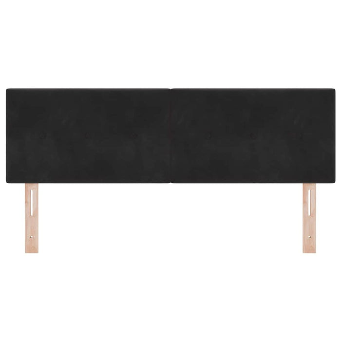 Tăblie cap cu headboard Negru 144 cm Piele artificială - WALTI WALTI