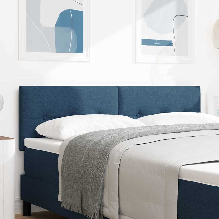 Tăblie cap cu headboard albastru 160 cm Piele artificială - WALTI WALTI
