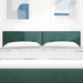 Tăblie cap cu headboard Verde închis 160 cm Piele artificială - WALTI WALTI