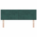 Tăblie cap cu headboard Verde închis 160 cm Piele artificială - WALTI WALTI