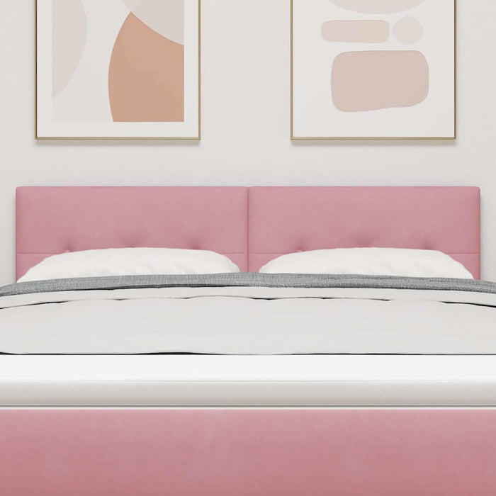 Tăblie cap cu headboard Roz 160 cm Piele artificială - WALTI WALTI