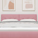 Tăblie cap cu headboard Roz 160 cm Piele artificială - WALTI WALTI
