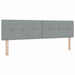 Tăblie cap cu headboard Gri deschis 180 cm Piele artificială - WALTI WALTI