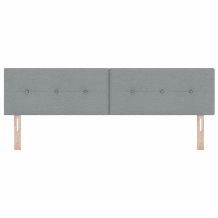 Tăblie cap cu headboard Gri deschis 180 cm Piele artificială - WALTI WALTI
