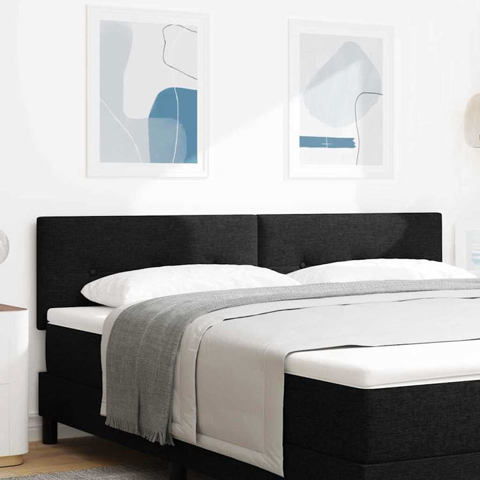 Tăblie cap cu headboard Negru 180 cm Piele artificială - WALTI WALTI