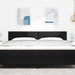 Tăblie cap cu headboard Negru 180 cm Piele artificială - WALTI WALTI