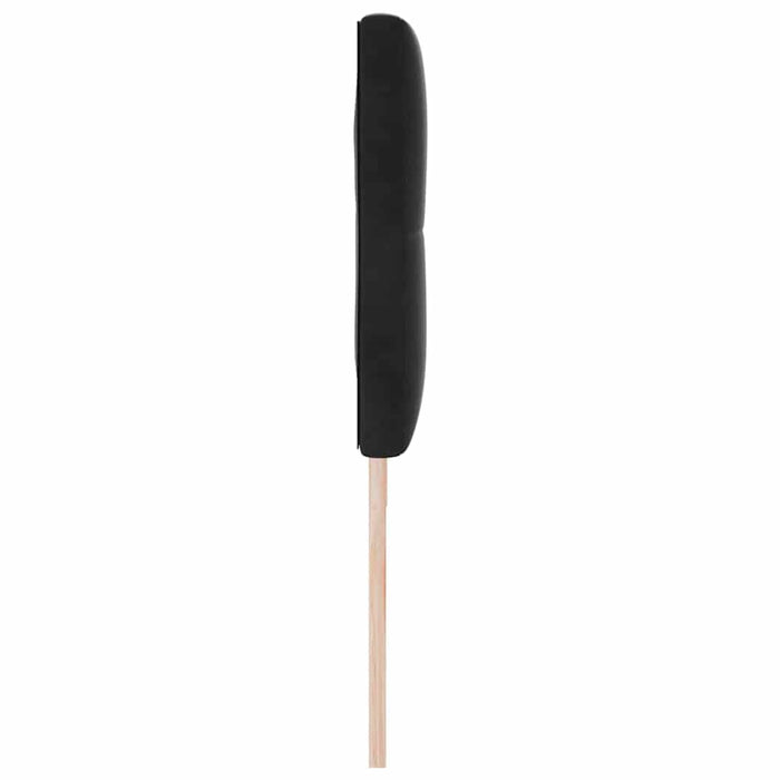 Tăblie cap Pe perete cu headboard Manual Negru 180 cm Catifea - WALTI WALTI