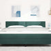 Tăblie cap cu headboard Verde închis 180 cm Piele artificială - WALTI WALTI