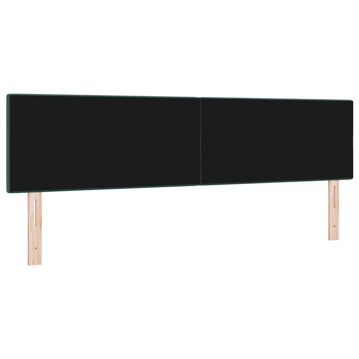 Tăblie cap cu headboard Verde închis 180 cm Piele artificială - WALTI WALTI