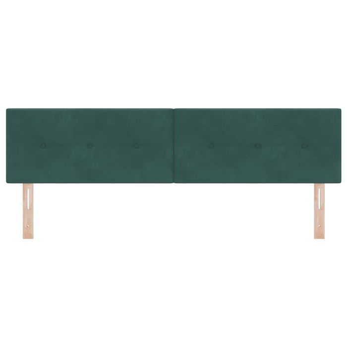 Tăblie cap cu headboard Verde închis 180 cm Piele artificială - WALTI WALTI