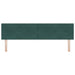 Tăblie cap cu headboard Verde închis 180 cm Piele artificială - WALTI WALTI
