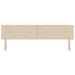 Tăblie cap cu headboard Crem 200 cm Piele artificială - WALTI WALTI