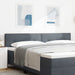 Tăblie cap cu headboard Gri închis 200 cm Piele artificială - WALTI WALTI