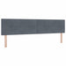 Tăblie cap cu headboard Gri închis 200 cm Piele artificială - WALTI WALTI