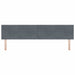 Tăblie cap cu headboard Gri închis 200 cm Piele artificială - WALTI WALTI