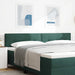 Tăblie cap cu headboard Verde închis 200 cm Piele artificială - WALTI WALTI
