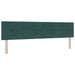 Tăblie cap cu headboard Verde închis 200 cm Piele artificială - WALTI WALTI