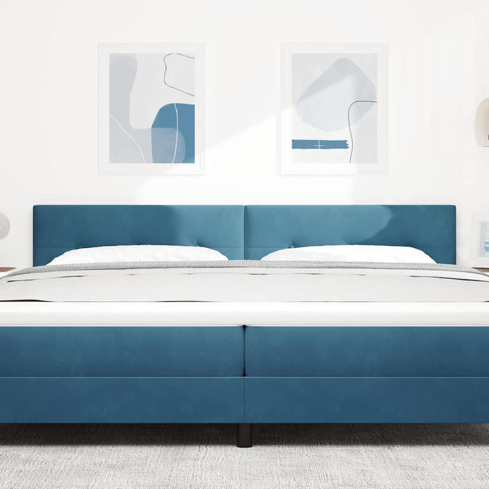 Tăblie cap Albastru închis 200 cm Piele artificială - WALTI WALTI