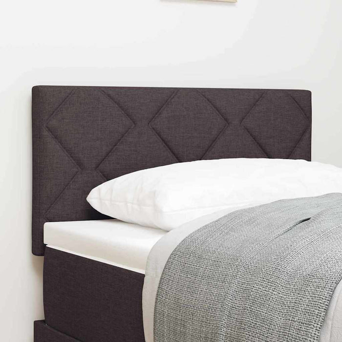 Tăblie din Țesătură Geometric Manual Maro închis 80 cm țesătură - WALTI WALTI