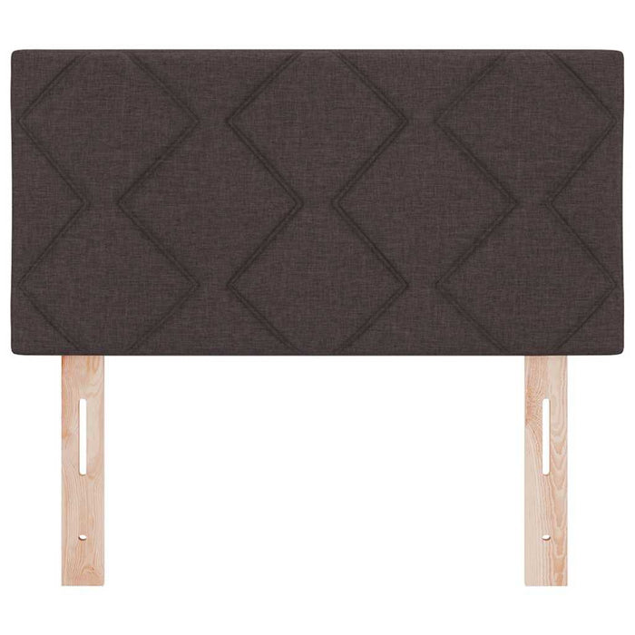Tăblie din Țesătură Geometric Manual Maro închis 80 cm țesătură - WALTI WALTI