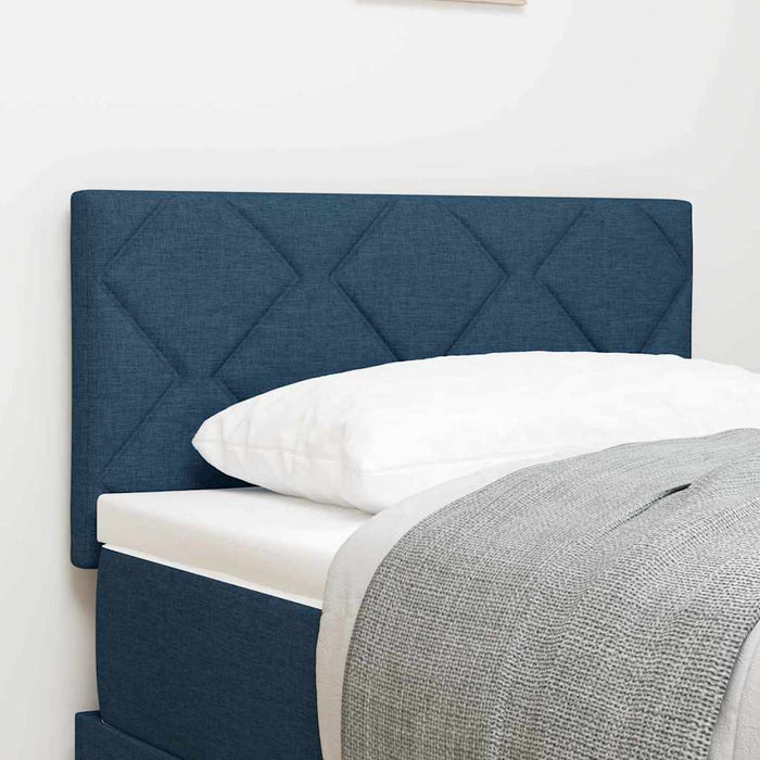 Tăblie din Țesătură Geometric Manual albastru 80 cm țesătură - WALTI WALTI