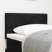 Tăblie cap Pe perete Geometric cu headboard Negru 80 cm Catifea - WALTI WALTI