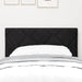 Tăblie cap Pe perete Geometric cu headboard Negru 80 cm Catifea - WALTI WALTI