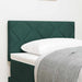 Tăblie cap Pe perete Geometric Verde închis 80 cm Catifea - WALTI WALTI