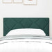 Tăblie cap Pe perete Geometric Verde închis 80 cm Catifea - WALTI WALTI