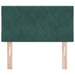 Tăblie cap Pe perete Geometric Verde închis 80 cm Catifea - WALTI WALTI