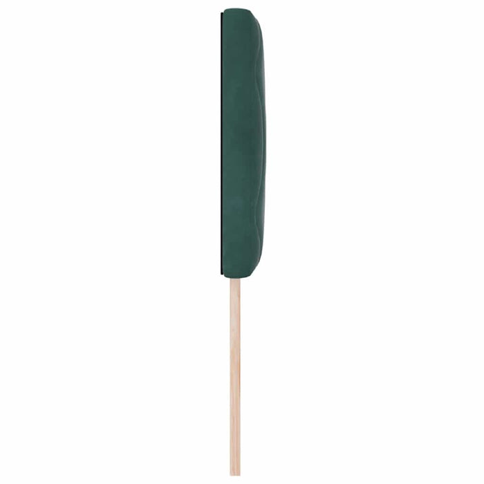 Tăblie cap Pe perete Geometric Verde închis 80 cm Catifea - WALTI WALTI