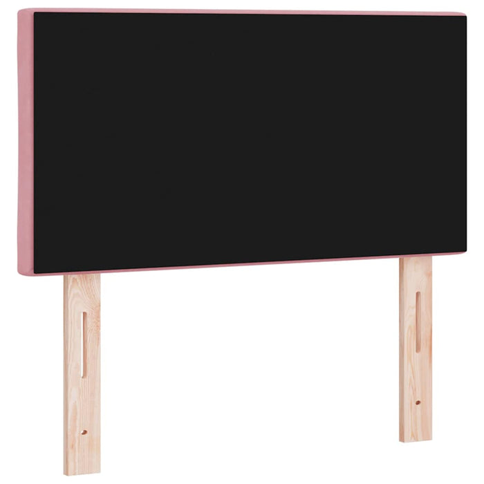 Tăblie cap Roz 80 cm Catifea - WALTI WALTI
