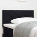 Tăblie din Țesătură Geometric cu headboard Negru 90 cm țesătură - WALTI WALTI